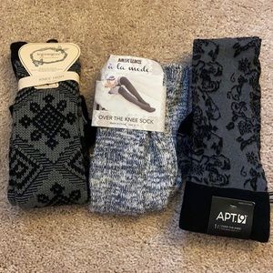 NWT Over the Knee Socks